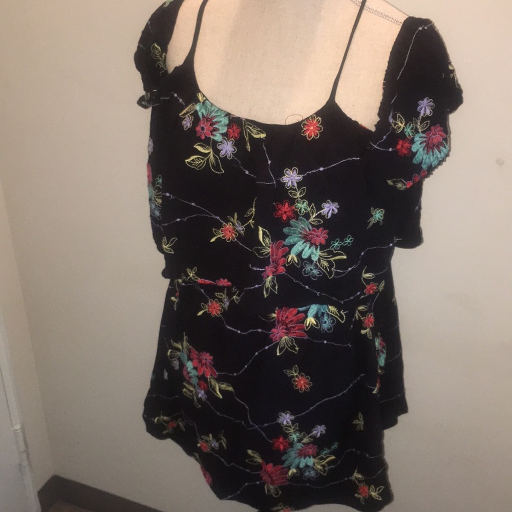 Embroidered Top Tunic Dress